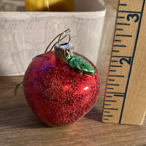 NWOT Four glass Christmas ornaments school theme - Picture 6 of 15